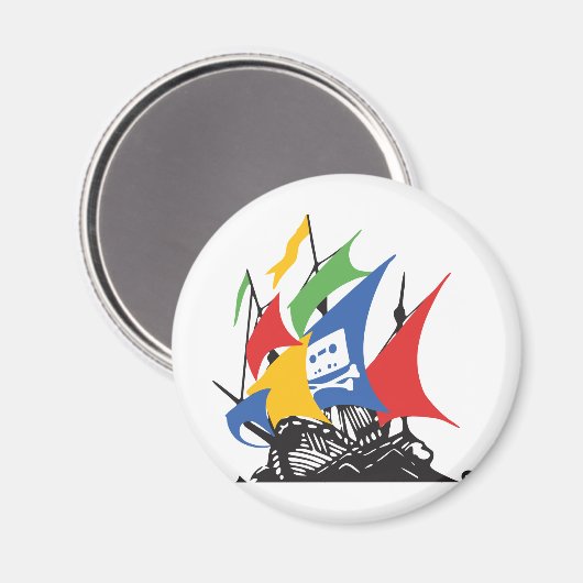 Pirate Google Magnet (Voorkant / Achterkant)