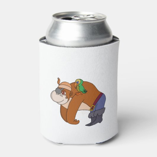 Pirate Gorilla Blikjeskoeler (Blikje Voorkant)