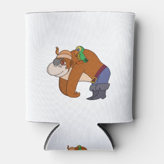 Pirate Gorilla Blikjeskoeler (Voorkant)