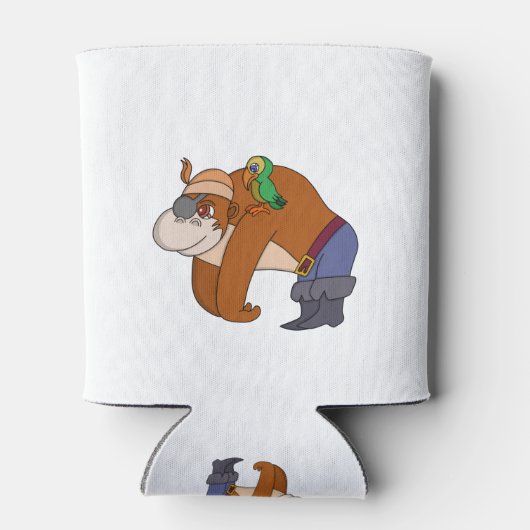 Pirate Gorilla Blikjeskoeler (Achterkant)