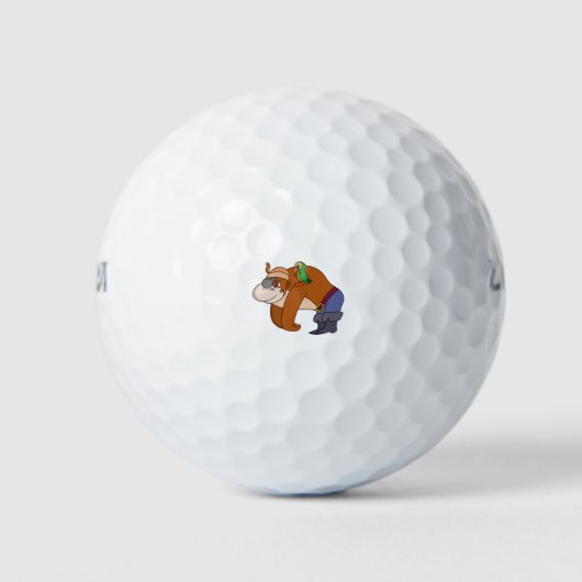 Pirate Gorilla Golfballen (Voorkant)
