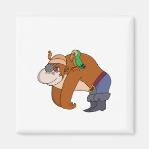 Pirate Gorilla Magneet