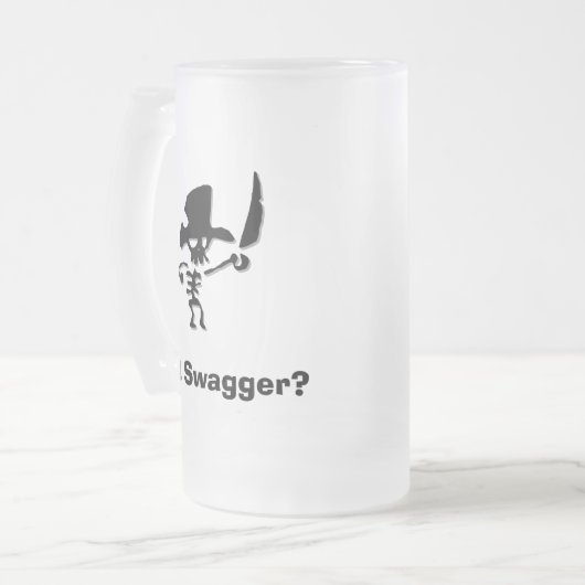 Pirate Got Swagger Matglas Bierpul (Voorkant links)