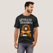 Pirate Grandpa Shirt Funny Boating Tshirt Mannen B (Voorkant volledig)
