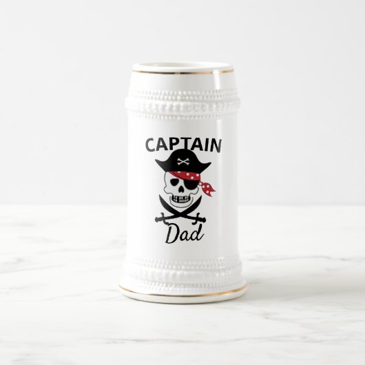 Pirate Graphic Keramisch Bier Mok, Home Bar Bier Bierpul (Center)