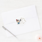 Pirate Graven voor Schat Sticker (Envelop)