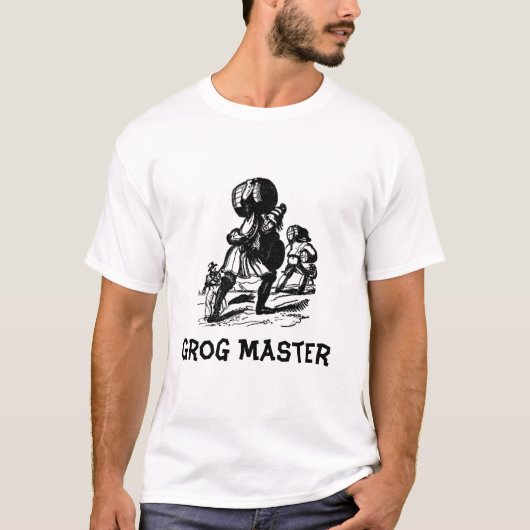 Pirate Grog Master T-shirt (Voorkant)