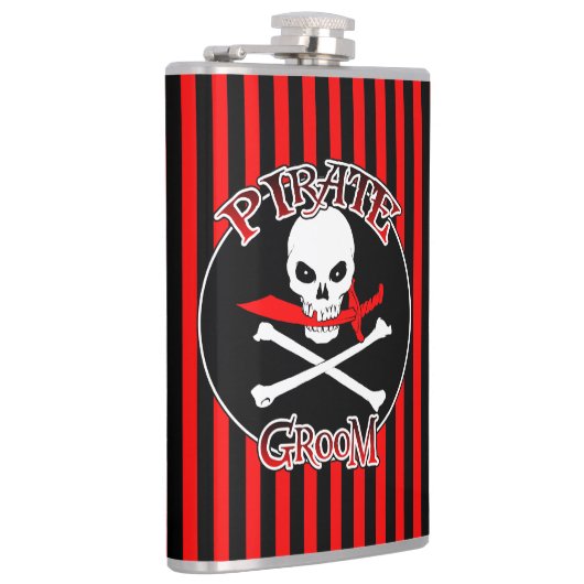 Pirate Groom Flask Heupfles (Rechts)