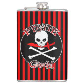 Pirate Groom Flask Heupfles (Voorkant)