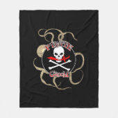 Pirate Groom Fleece Deken (Voorkant)