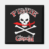 Pirate Groom Magneet (Voorkant)