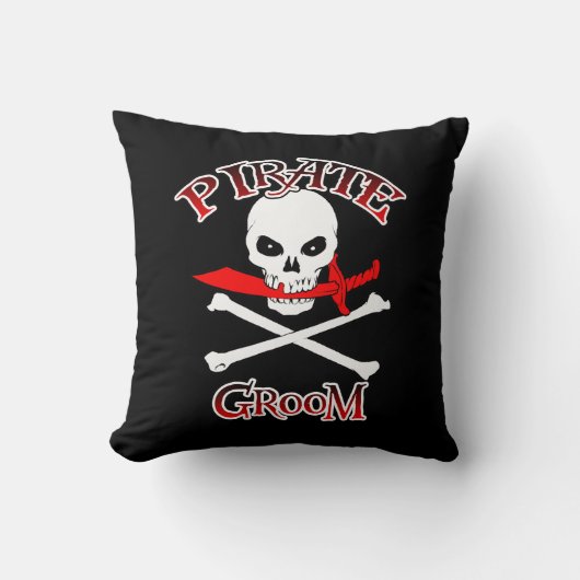 Pirate Groom Pillow Kussen (Voorkant)