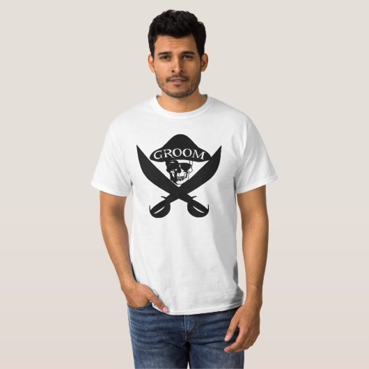 Pirate Groom Shirt (Voorkant volledig)