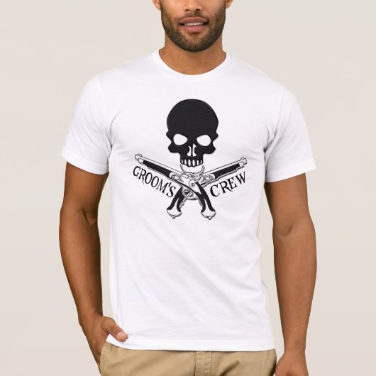 Pirate Groom's Crew Shirt (Voorkant)