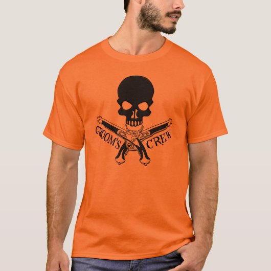Pirate Groom's Crew T-shirt (Voorkant)