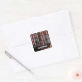 Pirate Grunge Verjaardagsfeestje Favor Stickers (Envelop)