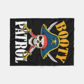 Pirate Halloween buitpatrouille Fleece Deken (Voorkant (Horizontaal))