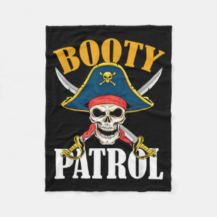 Pirate Halloween buitpatrouille Fleece Deken