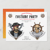 Pirate Halloween Costume Party Adult Kaart (Voorkant / Achterkant)