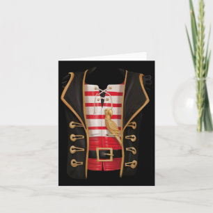 Pirate Halloween Kinder Kostuum T-shirt Kaart