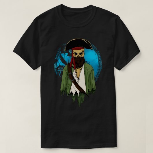 Pirate Halloween Party 1 T-shirt (Design voorkant)