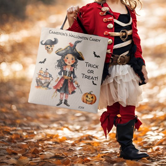 Pirate Halloween Snoep Trick or treat Tote Bag