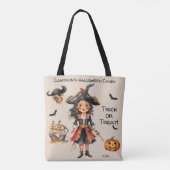 Pirate Halloween Snoep Trick or treat Tote Bag (Achterkant)