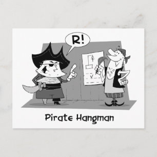 Pirate Hangman Briefkaart