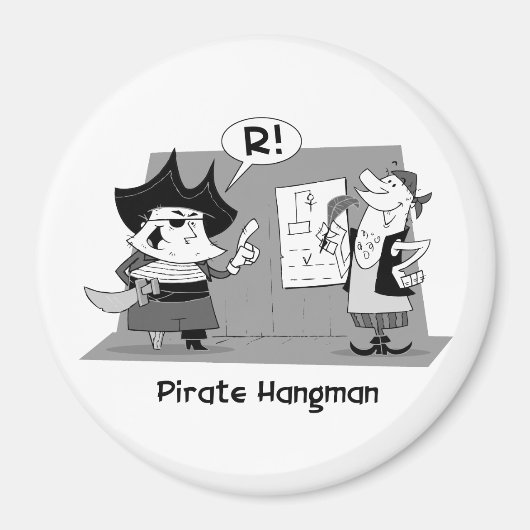 Pirate Hangman Magnet (Voorkant)