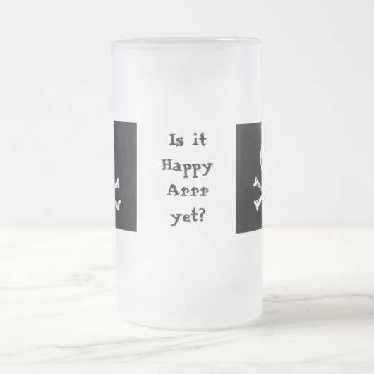 Pirate Happy Arrr Tall Mok (Center)