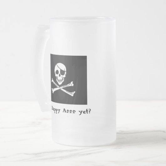 Pirate Happy Hour Custom Frosted Mok (Voorkant links)