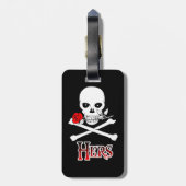 Pirate Hers Bagagelabel (Achterkant verticaal)