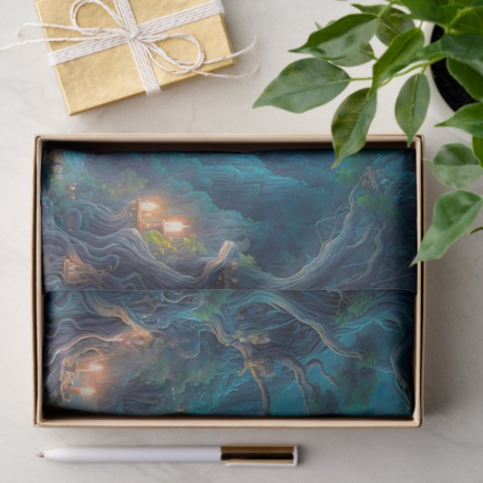 Pirate Hideaway Cove Decoupage Paper Tissuepapier (Geschenk)