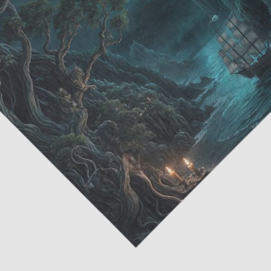 Pirate Hideaway Decoupage Papier (Detail)