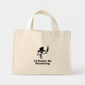 Pirate Id liever plunderen Mini Tote Bag (Voorkant)