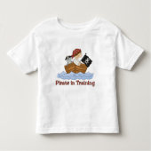 Pirate in opleiding kinder shirts (Voorkant)