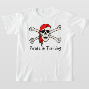 Pirate in opleiding t-shirt