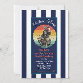 Pirate Invitation jarig Kaart