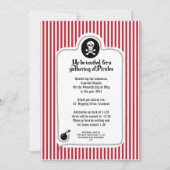 Pirate Invitation Kaart (Voorkant)