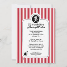 Pirate Invitation