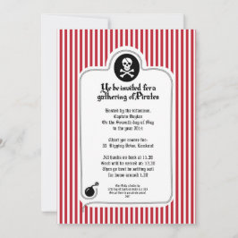 Pirate Invitation Kaart