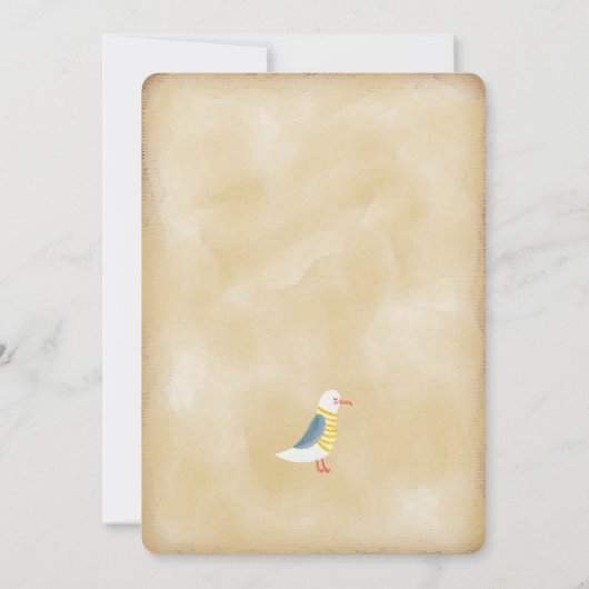 Pirate Invitation Kaart (Achterkant)