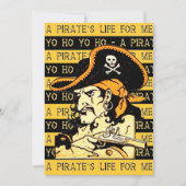 Pirate Invitation Kaart (Voorkant)