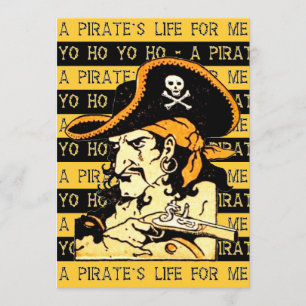Pirate Invitation Kaart