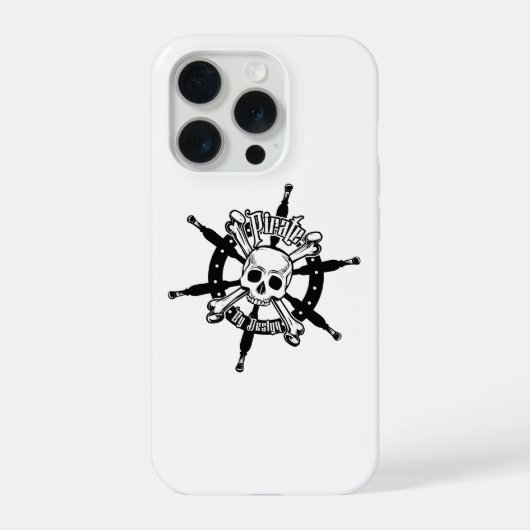 Pirate iPhone Case 15 Pro Hoesje (Achterkant)