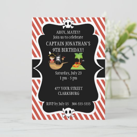 Pirate Island Kaart (Staand voorkant)