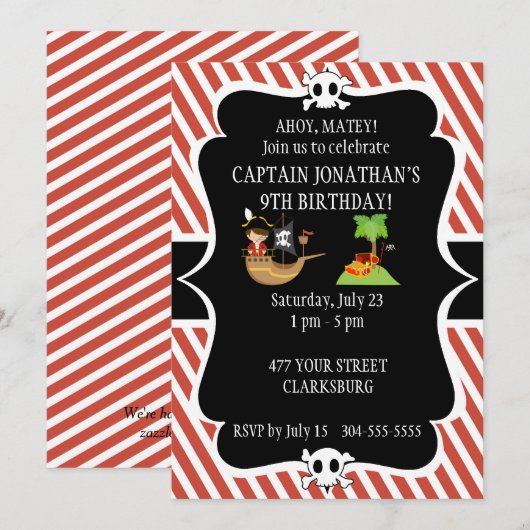 Pirate Island Kaart (Voorkant / Achterkant)