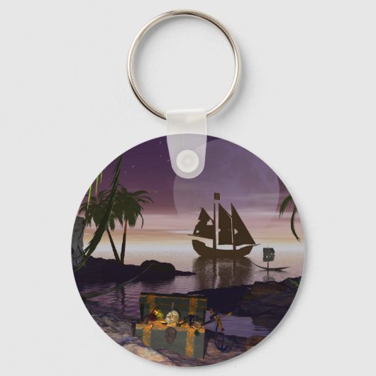 Pirate Island-Sleutelhanger Sleutelhanger (Voorkant)