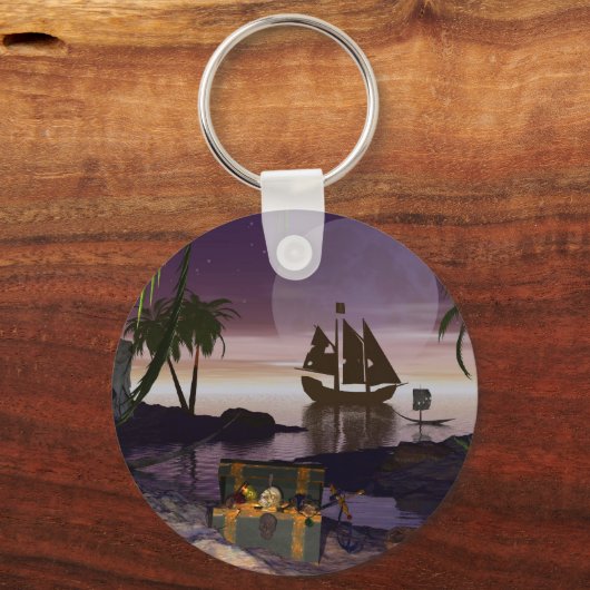 Pirate Island-Sleutelhanger Sleutelhanger (Voorkant)
