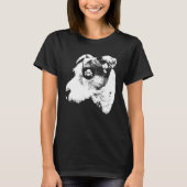 Pirate JACK RUSSELL TERRIER Shirt met ooglapjes (Voorkant)